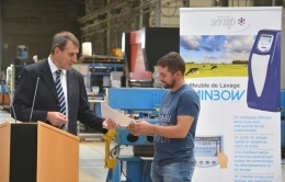 Eric BOITTIN a entrega de diplomas CQPM Soldadores Industriais